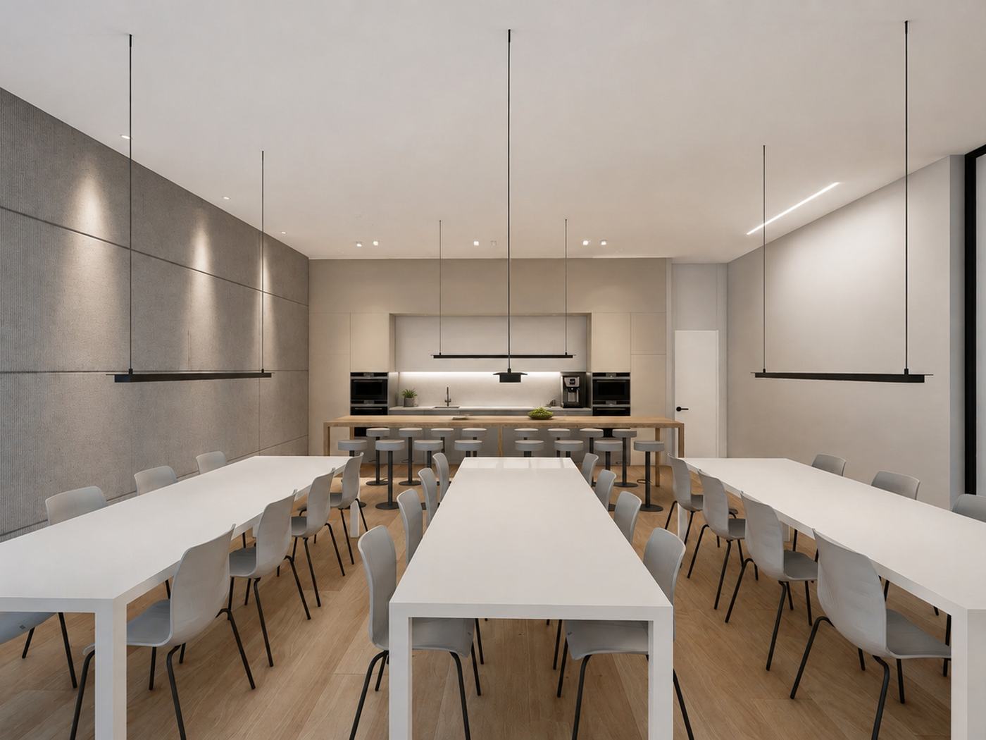Headquarters Agrolab — Office comedor mesa