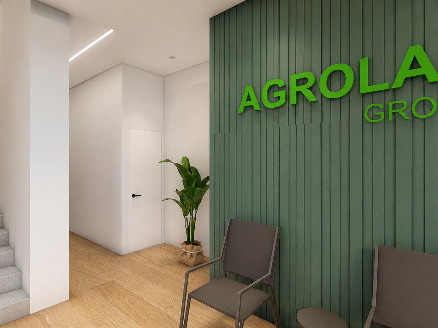 Headquarters Agrolab — Recepción sala espera