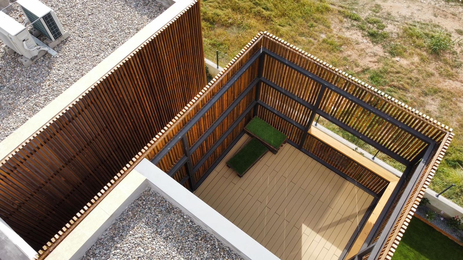 Casa # — Vista aérea terraza
