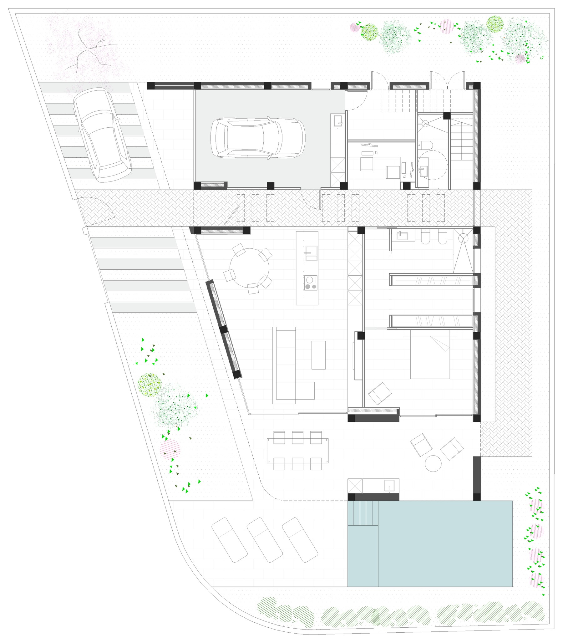 Casa LBC — Planta baja