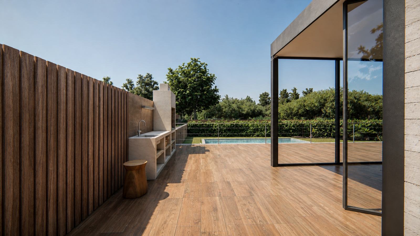 Ampliación Casa Marina — Terraza madera