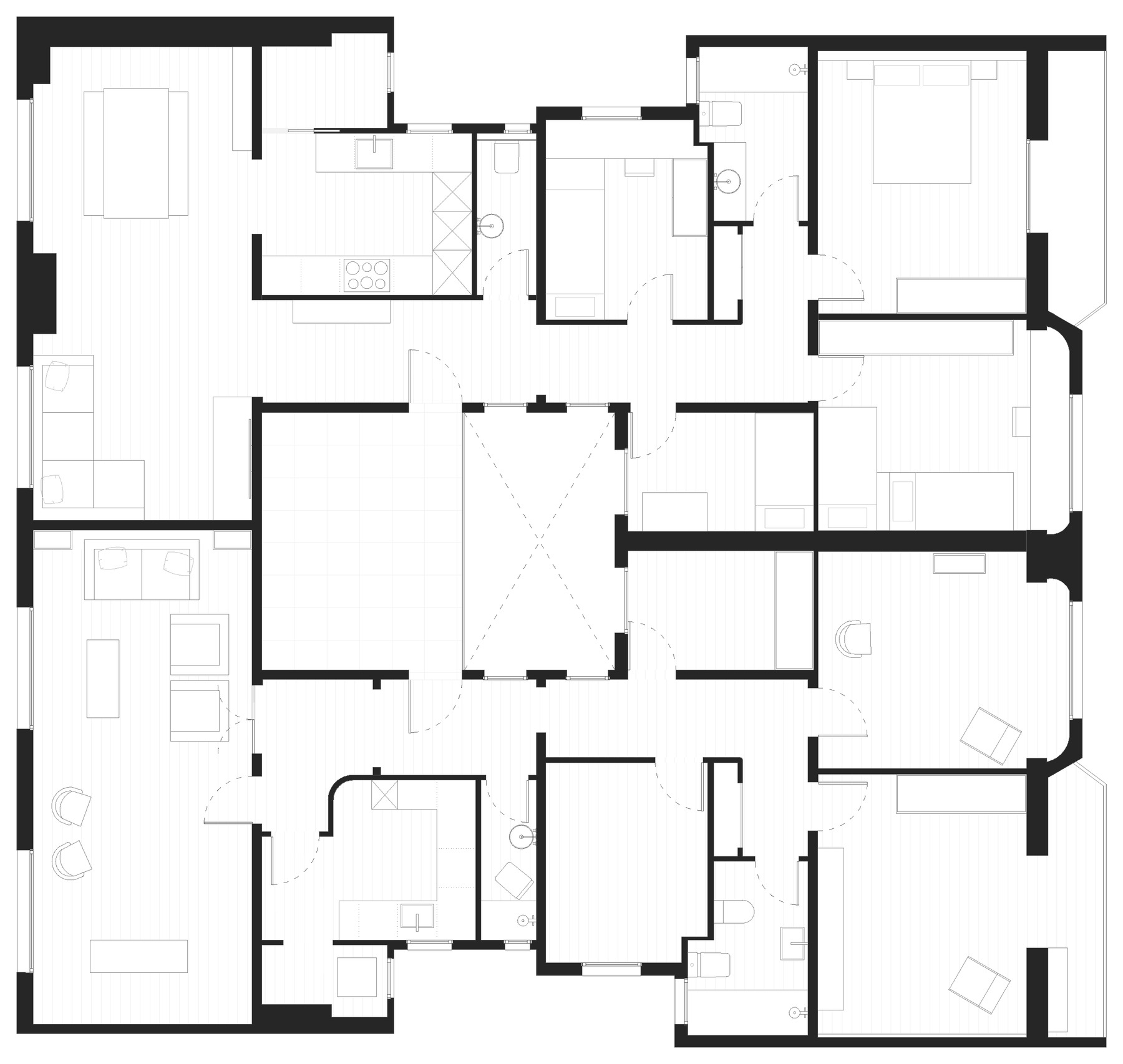 Reforma Abril — Planta edificio