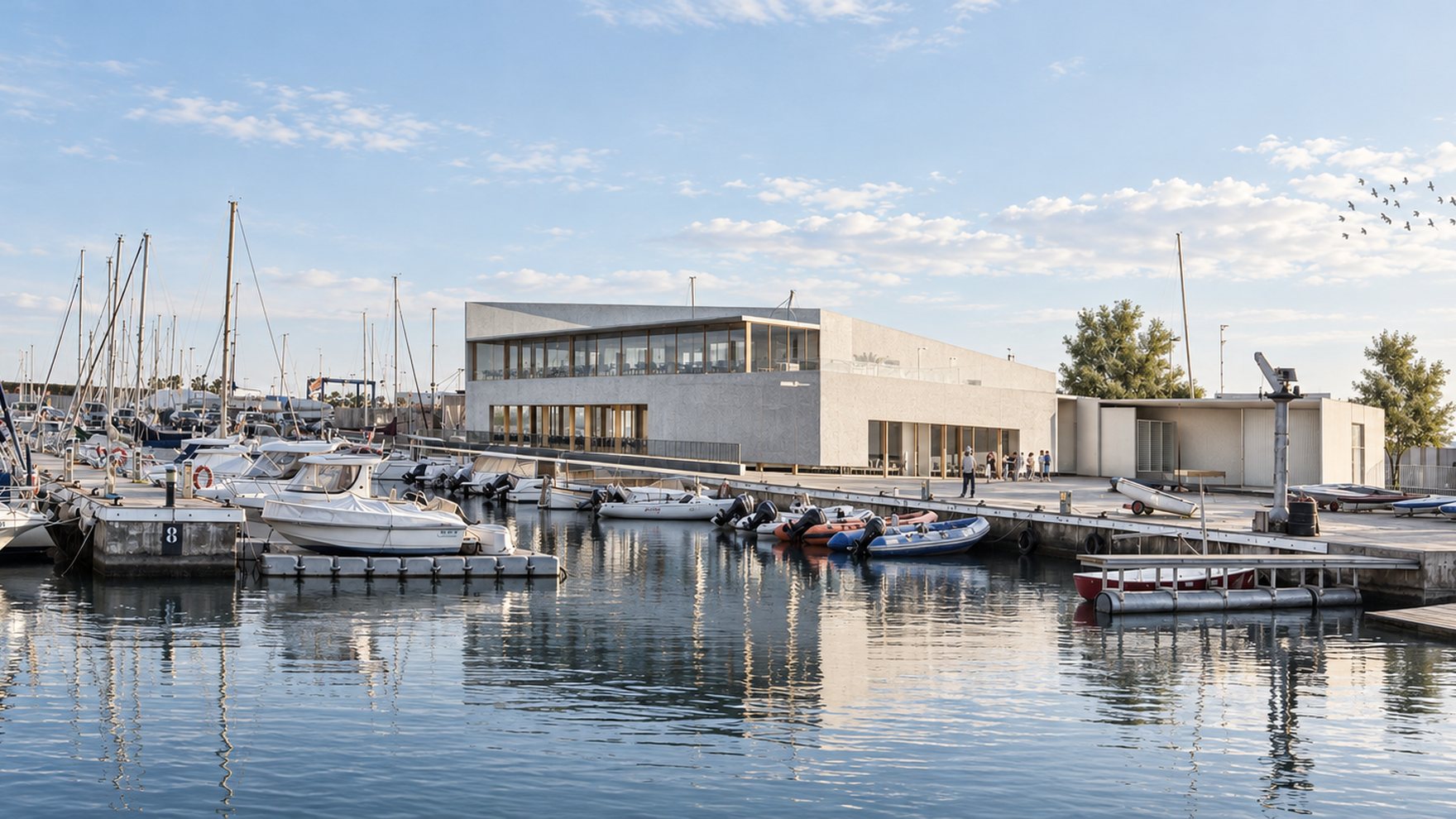 Reforma Club Náutico Vilanova, Vilanova i la Geltrú, Barcelona — fotografía