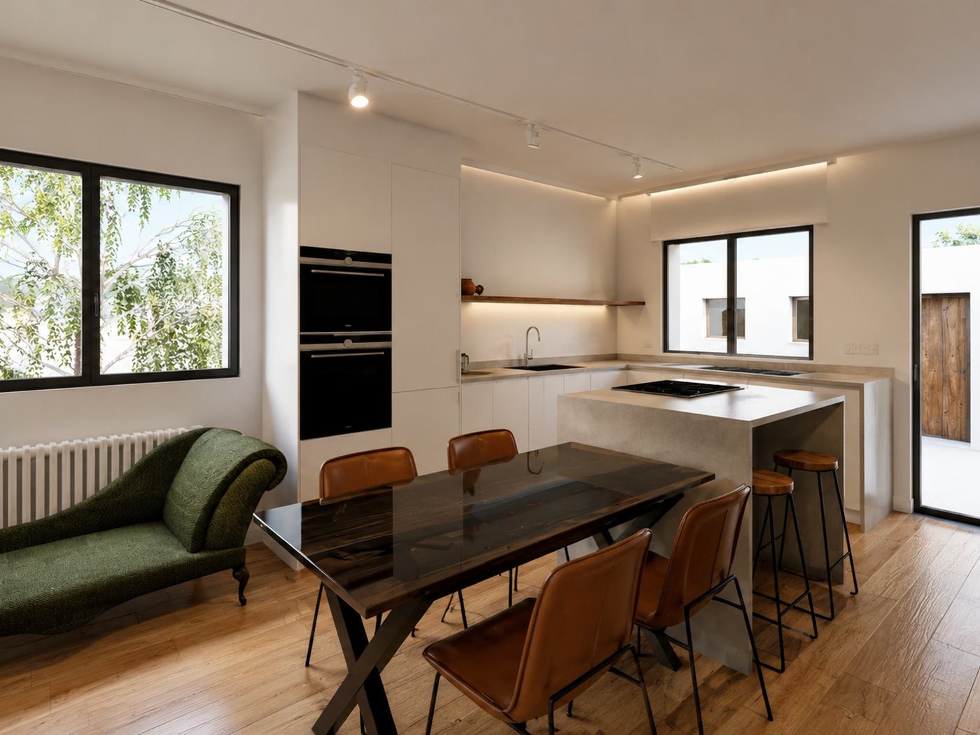 Reforma Quintana — Cocina comedor isla
