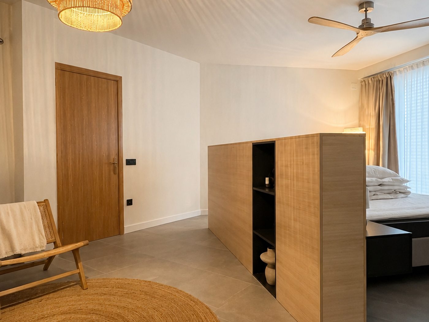Reforma Casa Tramunta — Dormitorio armario madera